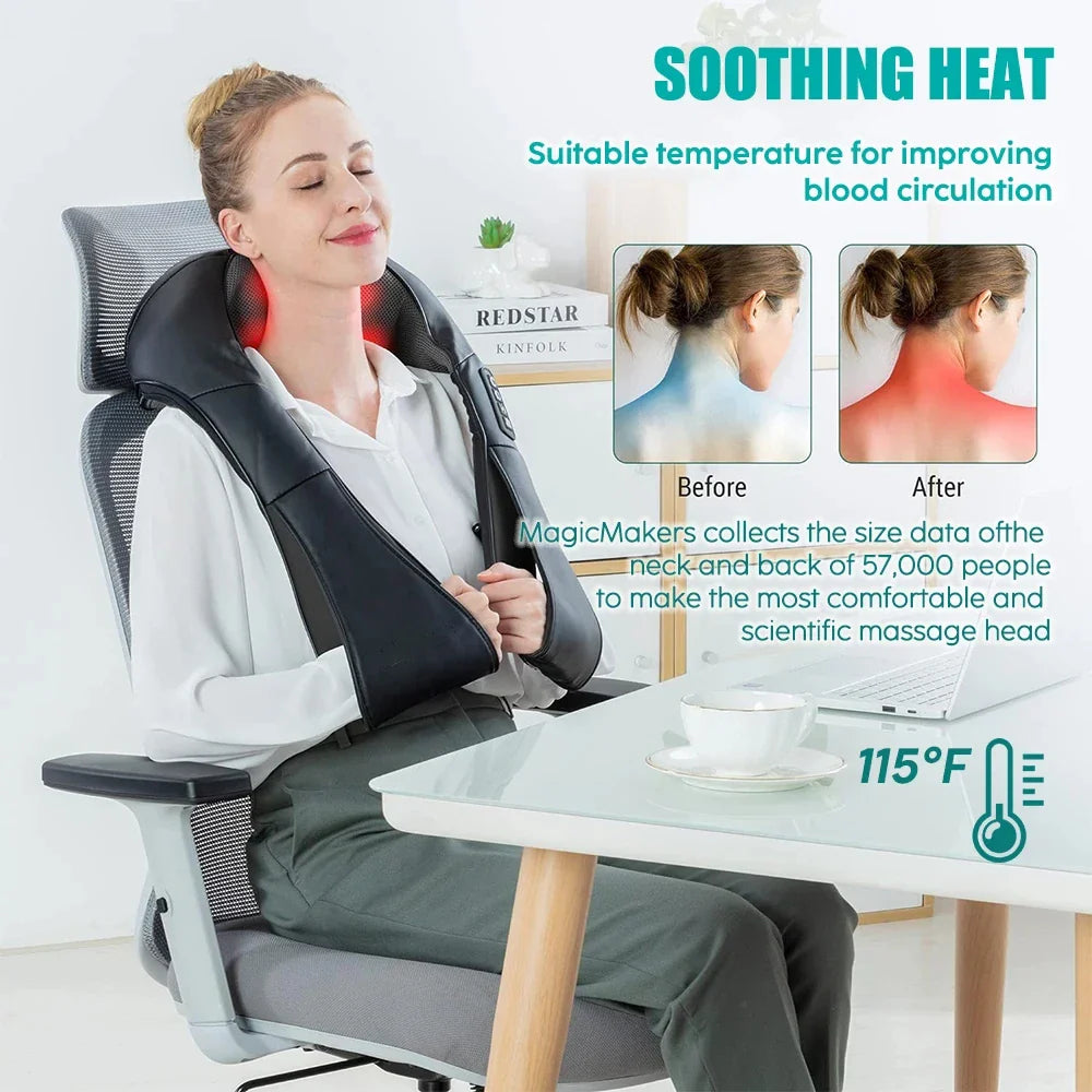 Blissful Shiatsu Massager Pillow
