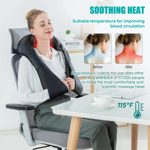 Blissful Shiatsu Massager Pillow