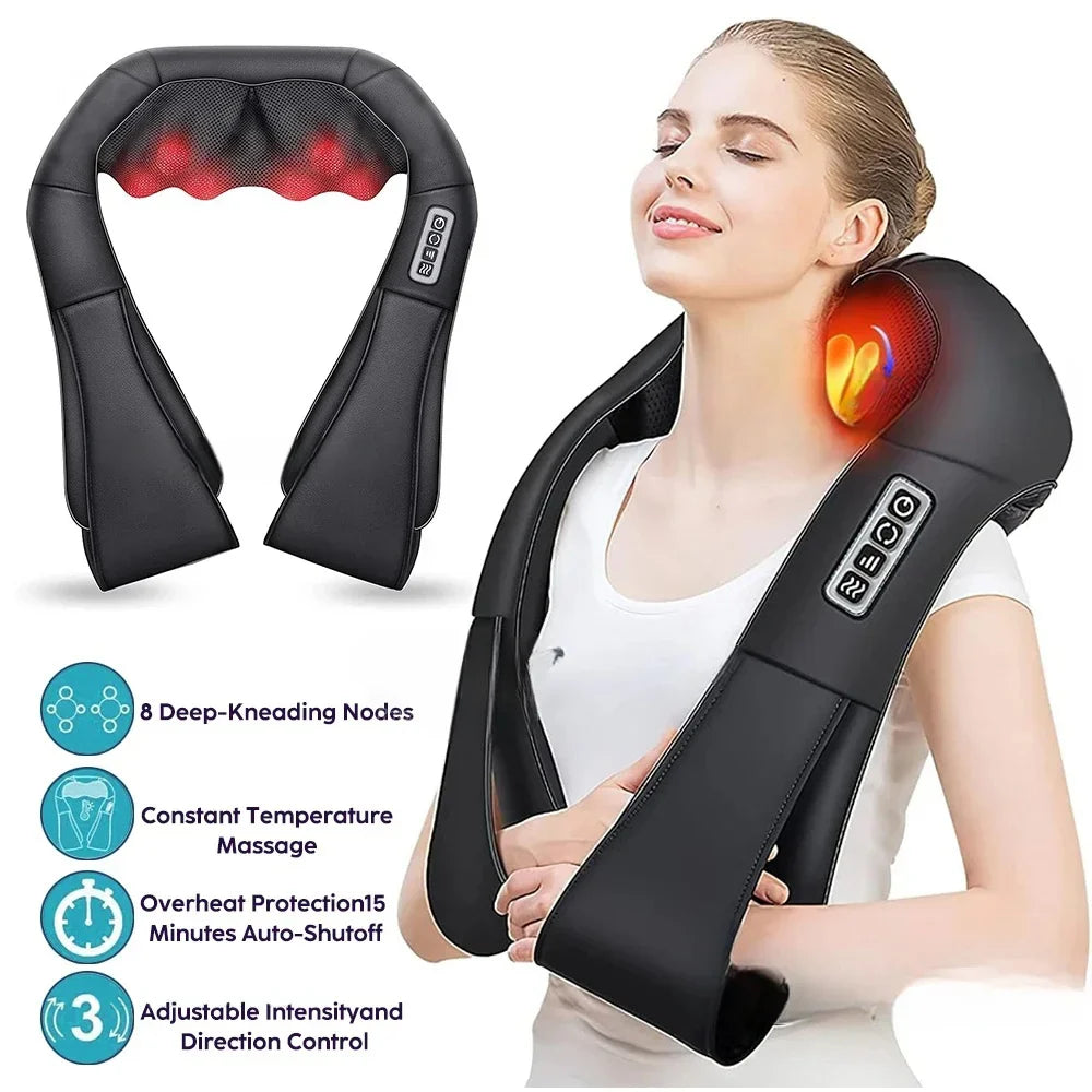 Blissful Shiatsu Massager Pillow